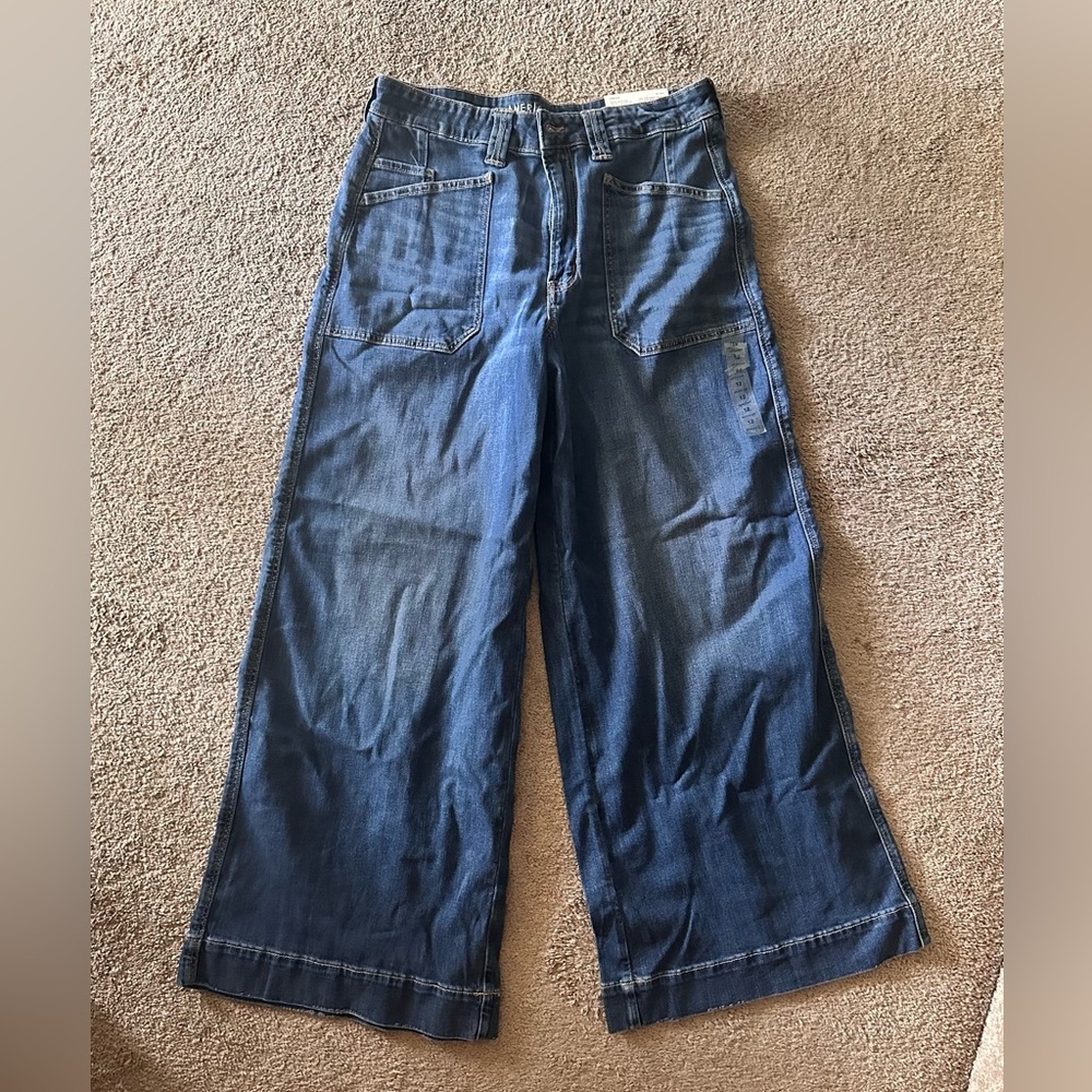 American Eagle Stretch Wide-Leg Jeans